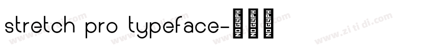 stretch pro typeface字体转换
